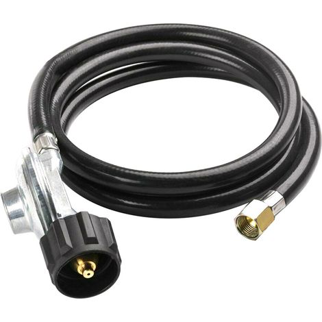 Tuyau de remplacement pour 4FT Propane Regulator et Adapter tuyau, Gas Grill Regulator remplacement pièces, Propane Tank tuyau pou (1/5)