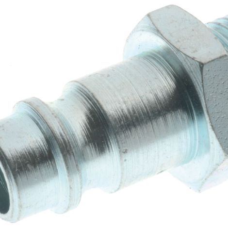 Raccord droit RS PRO, Filetage, Tube vers Mâle 3/8 in Male 3/8pouces en Laiton nickelé ( Prix pour Paquet de 10 )