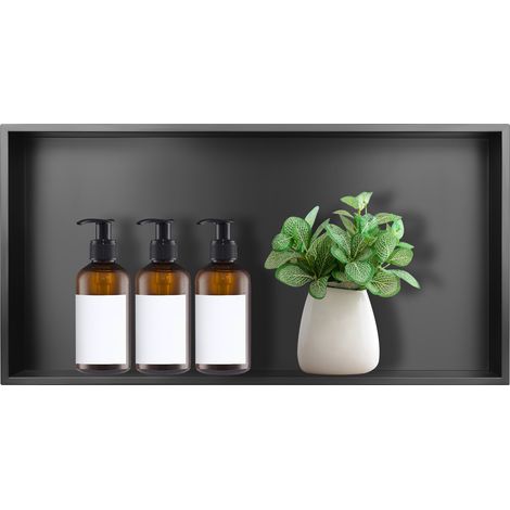 Niche Douche encastrable, etagère de Douche encastrée en Acier Inoxydable