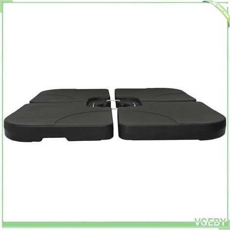 Base de parasol portable - FAFEICY - 41611 - 60 L / 80 kg - 4 pièces - Ø max 3 m (1/5)