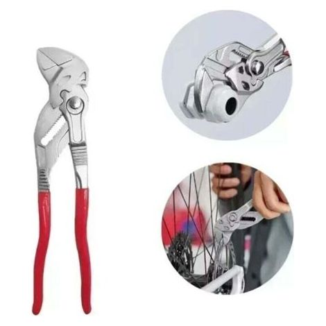 BARKBUSTERS Clé à pince multi-usages réglable, pince pour pompe à eau rapide, fabrication allemande, grande ouverture, 52 mm, 10 pouces (1/4)