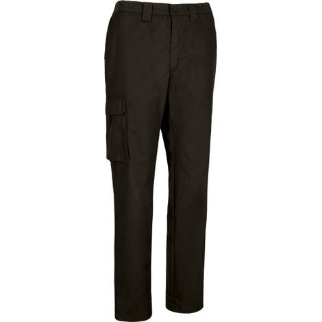 Pantalón de trabajo multibolsillos, de algodón y poliéster VALENTO PEGASO S Negro