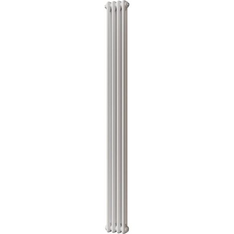 Alpha - White Vertical Column Radiator H1800mm x W196mm 2 Column (1/3)