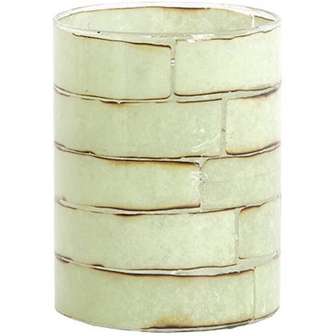 Photophore Droneri vert 10x10x13cm (1/2)