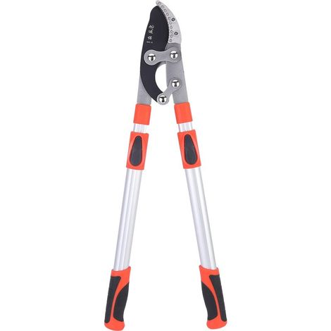 Télescopique Branche Ébrancheurs 69-102cm, lame en acier au carbone,Poignées en aluminium solides,dotés d'une Poignée antidérapante pour les gros morceaux de bois, sécateur de jardin (1/5)