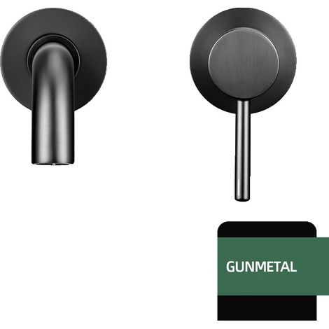 Robinet de lavabo, monté au mur, construction en laiton durable, GM-260mm (1/2)