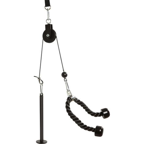 LN COZY CORNER Cable Pulley System for Home Gym  Strength Training Equipment, Lat Pulldown, Bicep Curls, Tricep Extensions, Silent Pulley Mechanism, Supports 220 lbs (1/5)