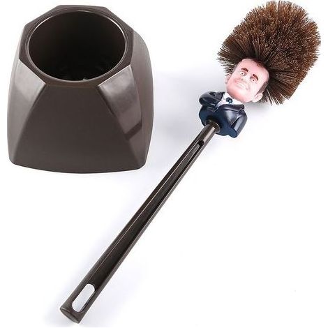 Brosse WC en Poils Souples pour Nettoyage en Profondeur de la Salle de Bain, Plastique, Pinsel, 36 8cm/14.17 3.14inch (1/5)