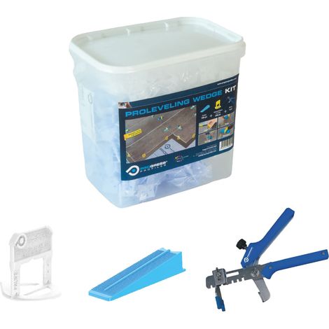Proleveling Fliesenzubehör-Eimer 301 tlg. für Keilsystem Fliesen-Nivelliersystem
