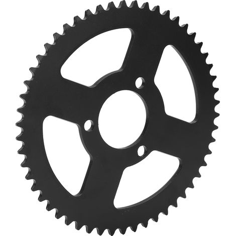 T8F 54T Stahlritzel, 3-Loch-Kurbelgarnitur aus Kohlenstoffstahl für 47/49cc Minibikes, Quads und Karts (1/5)