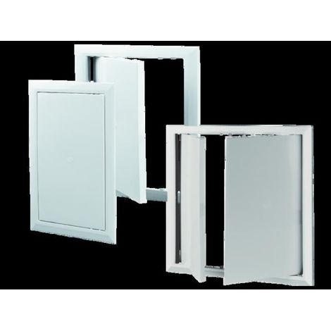 Panneau D'Accès - 100 x 100 mm - En Plastique À Charnière - Pour Murs Et Conduits - 1 Pièce (1/5)