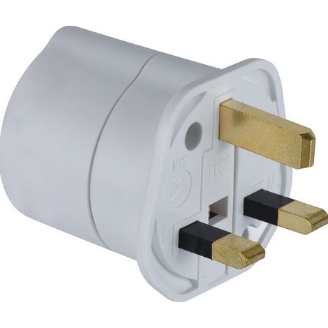 Orion91 eu (schuko) to uk travel adapter with nine&one child protection (1/2)