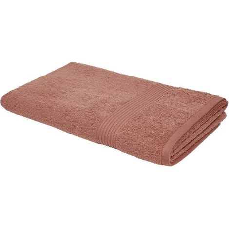 TODAY Essential - Maxi drap de bain 90x150 cm 100% Coton coloris terracotta (1/4)