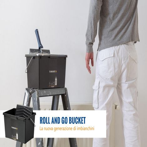 Bucket kit secchio + rivestimento + coperchio, da 24lt (1/5)