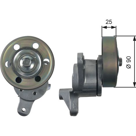 Tendeur de courroie, courroie trapézoïdale à nervures Gates T39154 TOYOTA