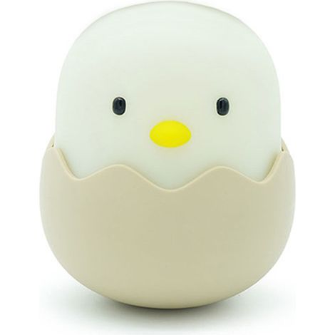 Lampe de chevet en silicone en forme de coquille d'œuf, lampe émotionnelle LED rechargeable, lampe de chevet pour enfants, petite lampe de table en forme de coquille d'œuf (1/5)