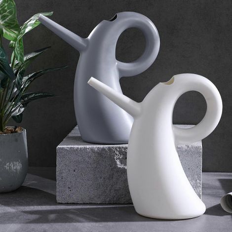 Arrosoir en plastique, 15 L, à long bec, pour plantes, fleurs, bonsaïs et pots, en intérieur comme en extérieur.-AquaForge