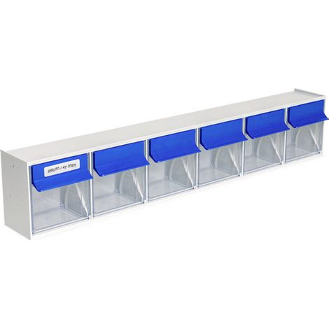 Hünersdorff 460301 Lagersichtbox MultiStore (L x B x H) 94 x 601 x 112 mm Lichtgrau 1 St. (1/3)