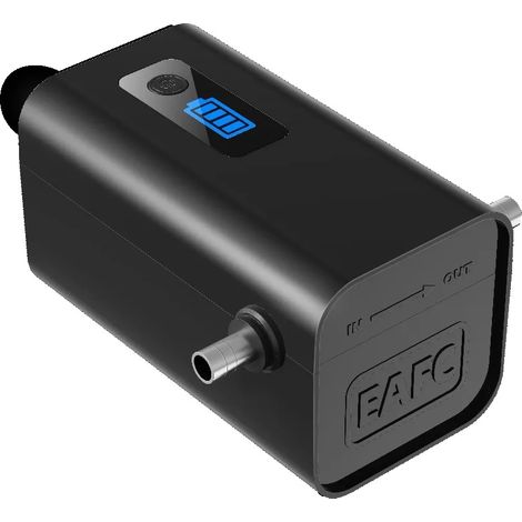 Bomba eléctrica de transferencia de fluidos, diseño portátil, amplia compatibilidad, color negro. (1/2)