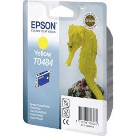 Cartucho Epson T0484 Amarillo STYLUS PHOTO R200/R220/R300/R320/R340/RX500/RX600/RX620/RX640