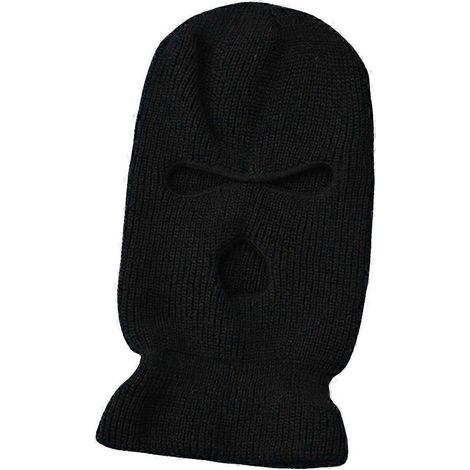 Capuche cycliste automne-hiver tricotée haute élasticité unisexe couleur unie pour personnes introverties-Black