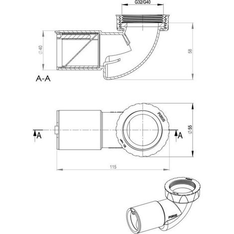 Siphon Lavabo - Tuyau Flexible - Pour Installation Intérieure - En Plastique Synthétique - 1 Pièce (1/2)