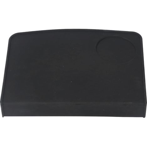 Coffee Tamper Mat Silicone Black Anti Slip Coffee Tamping Holder Pad for Home Cafe