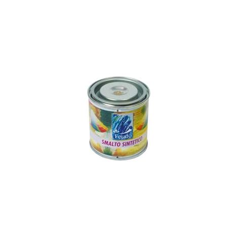 SMALTO SINTETICO LUCIDO ml 125 (LACK 82)- - ml.125 avorio chiaro RAL 1015 - 6 pezzi FEUDO