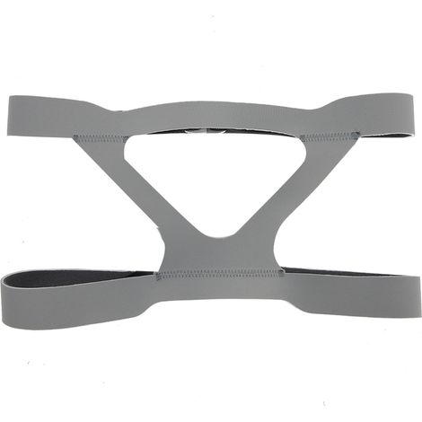 Écran facial universel avec bandeau de fixation pour appareil respiratoire, accessoire de remplacement, sangle ajustable, protection visière réutilisable (1/5)