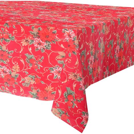 Tovaglia natalizia antimacchia 180x130 cm