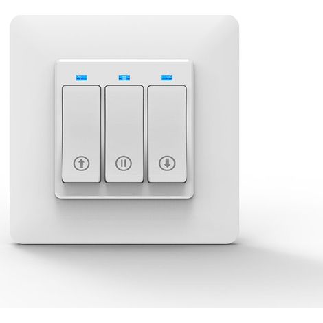 Interrupteur de rideau intelligent WiFi, volet roulant électrique, compatible avec Alexa/Google Home, commande vocale, fonction de minuterie. (1/5)