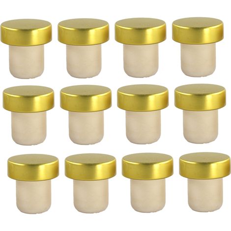 Bouchon À Vin Réutilisable Forme T - Pour Bouteilles De Vin Bière Champagne - Diamètre 18,6 À 19,3 Mm - Lot De 12 (1/5)