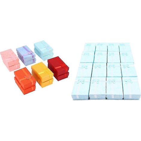 28 boîtes cadeaux en papier pour la présentation de bijoux – bagues, bracelets, coffrets cadeaux, 16 pièces A & (1/5)