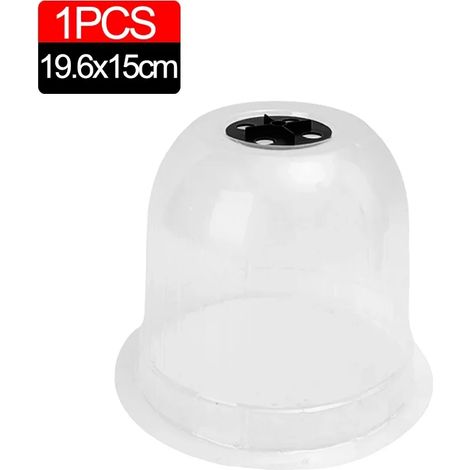 (1 pièce) Mini cloche de protection antigel en plastique pour serre, réutilisable, pour plantes de jardin, isolation thermique et humidité (1/4)
