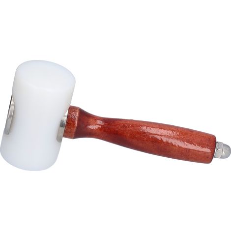 Marteau à sculpter le cuir, manche en bois antidérapant et durable, marteau en nylon pour estamper et coudre le cuir (1/5)