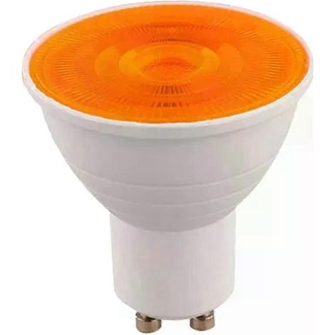 Ampoule LED GU10 220-240V 5W Verte Rouge Jaune Ambrée Lumière d'ambiance Ampoule d'ambiance festive (1/5)
