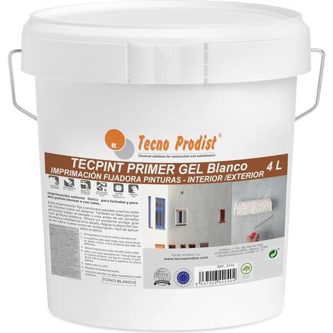 Tecno Prodist Tecpint Primer Gel - Fijador al Agua en Gel (BLANCO)