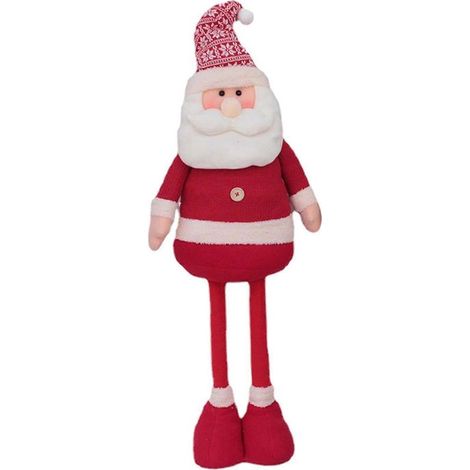 Poupée décorative de Noël, peluche décorative de Noël avec jambes rétractables (1/5)