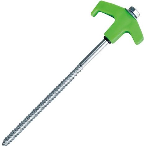Schraubheringe – Bodenheringe – Zeltaufbau – Leuchtend – 20 cm – Grün