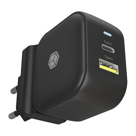 icy-box IB-PS106-PD alimentatore nero 38 Watt USB USB-C