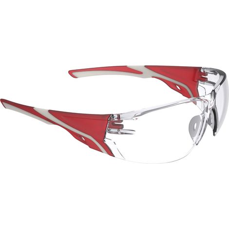 Lunettes de sécurité EAGLE avec verres clairs et filtre UV 400, légères et ergonomiques. (1/4)