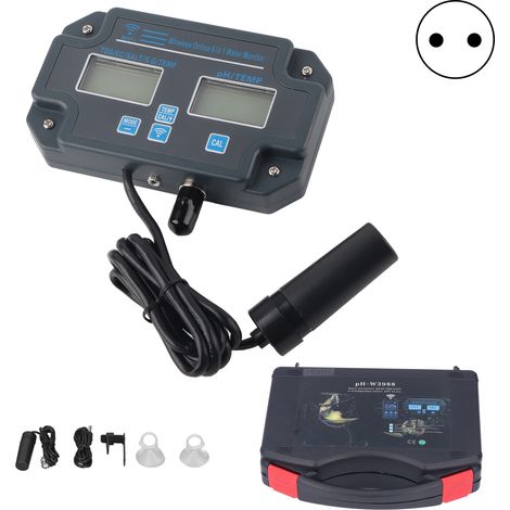 PHW3988 Intelligentes Wasserqualitätsmessgerät mit App, misst pH-Wert, Leitfähigkeit, TDS, Temperatur, Echtzeitüberwachung (230V EU-Netzteil) (1/5)
