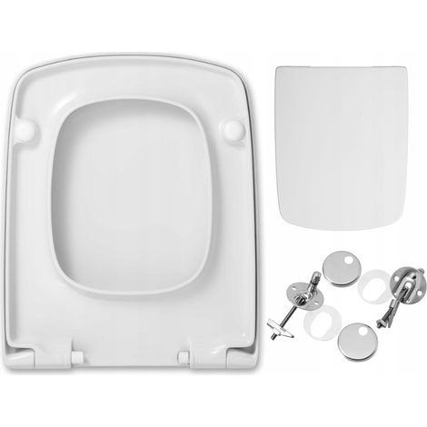 Hamberger  Abattant WC Nova Pro - 45 cm - Duroplast - Anti-bactérien - Mécanisme à fermeture douce