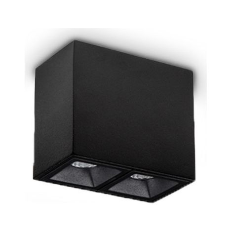 Ideal Lux LIKA Spot encastré en saillie noir, 1 LED 360 lm 3000 K