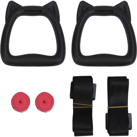 Anneaux de gymnastique pour enfants - Longueur réglable, renforcement musculaire, exercice de traction - 1m / 39,37 pouces (1/5)