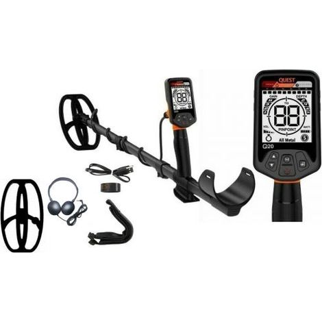 Quest metal detector cerca metalli + Cuffie - Q20-BLADE (USATO RIF.03)
