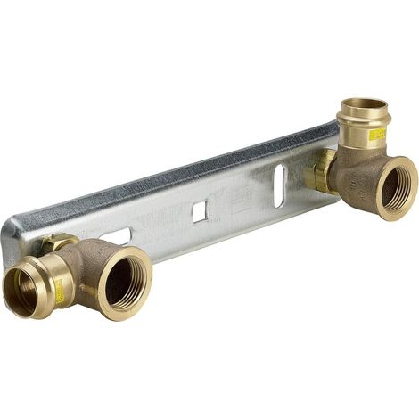 Viega Gaszähler-Anschlussplatte G2325 in 22mm Stahl verzinkt (1/2)