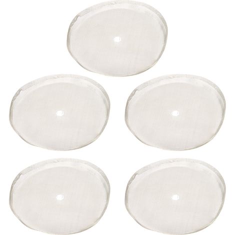 Lot de 5 filtres réutilisables en acier inoxydable (maille 80) pour cafetière à piston de 600 ml (1/5)