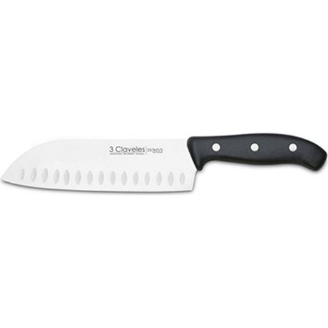 Couteau Santoku 18cm manche polypropylène 0957 3 Claveles