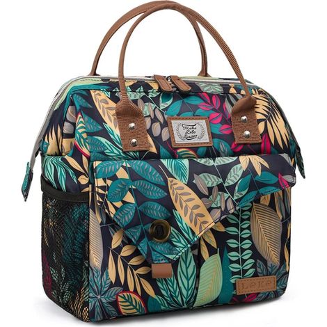 Lekesky Women's Insulated Lunch Bag 11 L Soft Insulated Cooler Bag Portable Multi-Purpose Waterproof Lunch Box for Student/Office/Picnic (1/5)